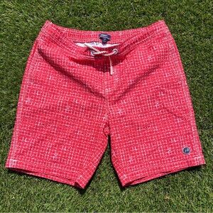 johnnie-O Red Board Shorts, Boys Size 12